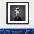 Humphrey Bogart by Rob Snow on GIANT ART - gray digital painting