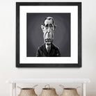 Humphrey Bogart by Rob Snow on GIANT ART - gray digital painting