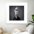 Humphrey Bogart by Rob Snow on GIANT ART - gray digital painting