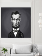 Abraham Lincoln by Rob Snow on GIANT ART - gray digital painting