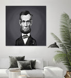 Abraham Lincoln by Rob Snow on GIANT ART - gray digital painting