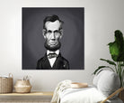 Abraham Lincoln by Rob Snow on GIANT ART - gray digital painting