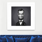 Abraham Lincoln by Rob Snow on GIANT ART - gray digital painting