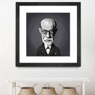 Sigmund Freud by Rob Snow on GIANT ART - gray digital painting