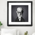 Sigmund Freud by Rob Snow on GIANT ART - gray digital painting