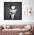 Groucho Marx by Rob Snow on GIANT ART - gray digital painting