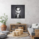 Groucho Marx by Rob Snow on GIANT ART - gray digital painting