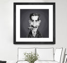 Groucho Marx by Rob Snow on GIANT ART - gray digital painting