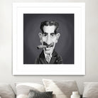 Groucho Marx by Rob Snow on GIANT ART - gray digital painting