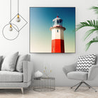 Lighthouse by Dmitry Belousov on GIANT ART - red photo illustration