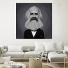 Karl Marx by Rob Snow on GIANT ART - gray digital painting