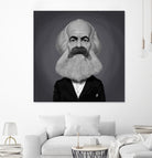 Karl Marx by Rob Snow on GIANT ART - gray digital painting