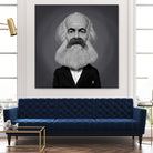 Karl Marx by Rob Snow on GIANT ART - gray digital painting