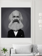 Karl Marx by Rob Snow on GIANT ART - gray digital painting