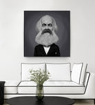 Karl Marx by Rob Snow on GIANT ART - gray digital painting