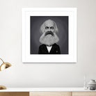 Karl Marx by Rob Snow on GIANT ART - gray digital painting