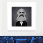 Karl Marx by Rob Snow on GIANT ART - gray digital painting