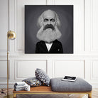 Karl Marx by Rob Snow on GIANT ART - gray digital painting