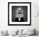 Karl Marx by Rob Snow on GIANT ART - gray digital painting