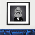 Karl Marx by Rob Snow on GIANT ART - gray digital painting