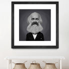 Karl Marx by Rob Snow on GIANT ART - gray digital painting