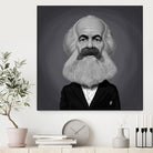 Karl Marx by Rob Snow on GIANT ART - gray digital painting