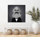 Karl Marx by Rob Snow on GIANT ART - gray digital painting