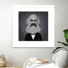 Karl Marx by Rob Snow on GIANT ART - gray digital painting