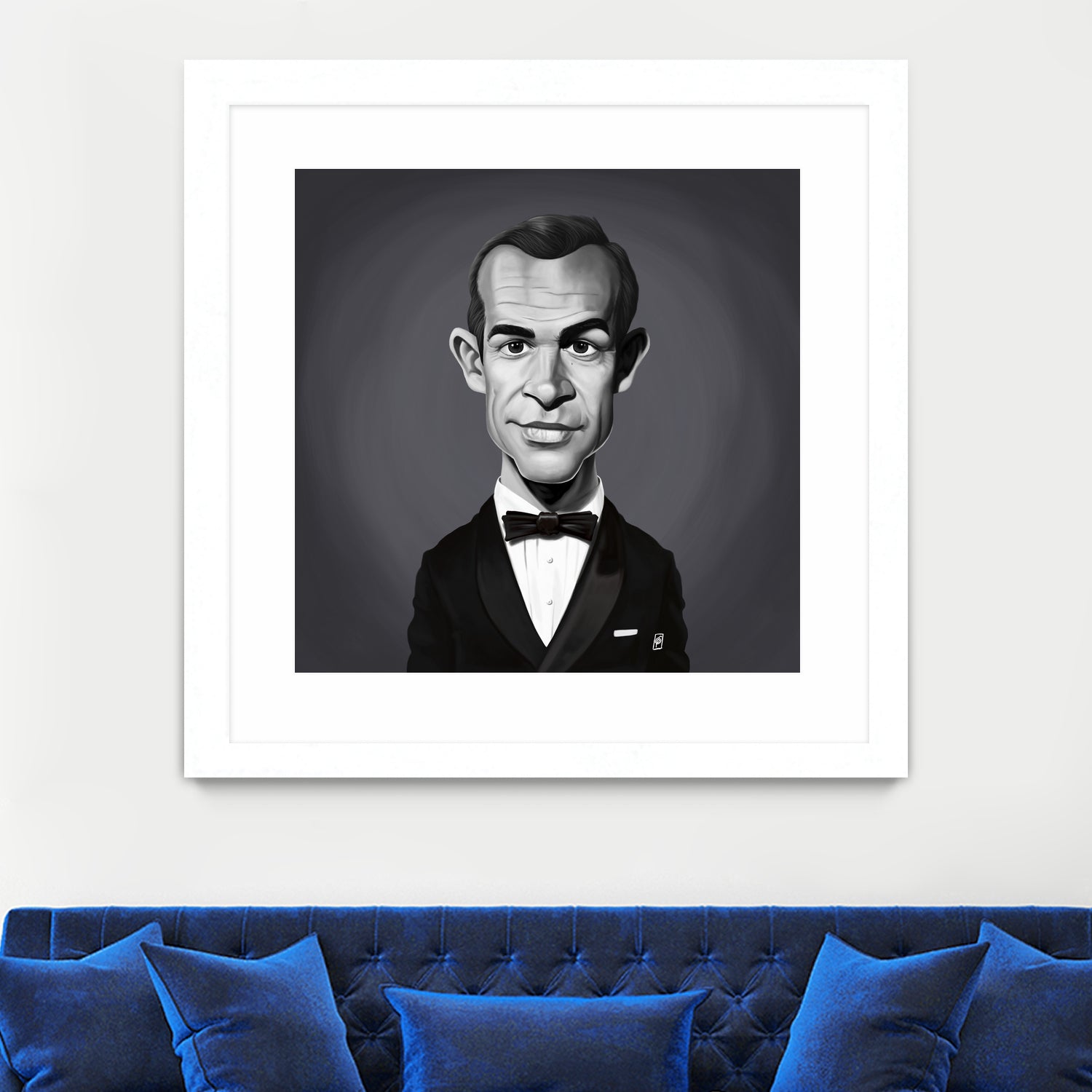 Sean Connery by Rob Snow on GIANT ART - gray digital painting