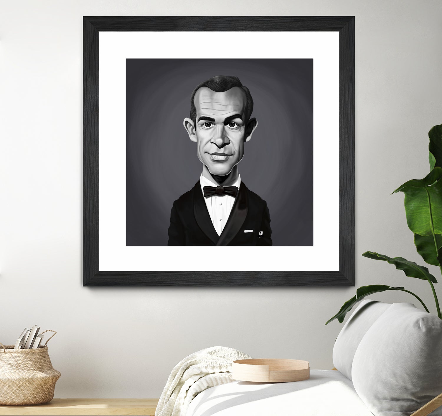 Sean Connery by Rob Snow on GIANT ART - gray digital painting