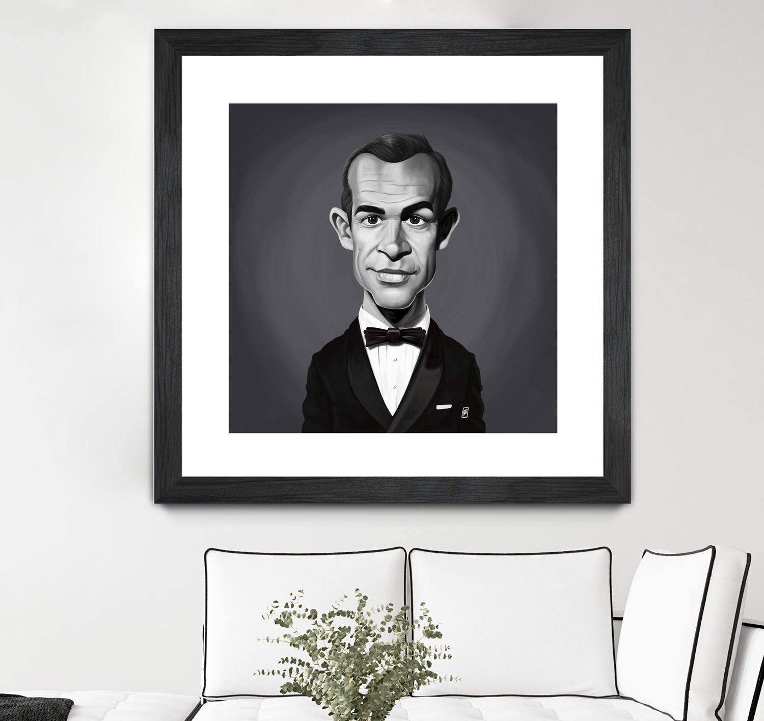 Sean Connery by Rob Snow on GIANT ART - gray digital painting