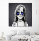 Janis Joplin by Rob Snow on GIANT ART - gray digital painting