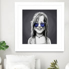 Janis Joplin by Rob Snow on GIANT ART - gray digital painting