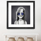 Janis Joplin by Rob Snow on GIANT ART - gray digital painting