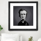 Edgar Allen Poe by Rob Snow on GIANT ART - gray digital painting