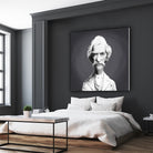 Mark Twain by Rob Snow on GIANT ART - gray digital painting