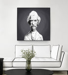 Mark Twain by Rob Snow on GIANT ART - gray digital painting