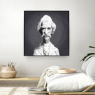 Mark Twain by Rob Snow on GIANT ART - gray digital painting