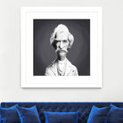 Mark Twain by Rob Snow on GIANT ART - gray digital painting