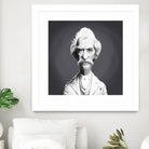 Mark Twain by Rob Snow on GIANT ART - gray digital painting