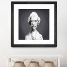 Mark Twain by Rob Snow on GIANT ART - gray digital painting