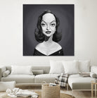 Bette Davis by Rob Snow on GIANT ART - gray digital painting