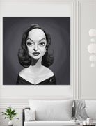 Bette Davis by Rob Snow on GIANT ART - gray digital painting