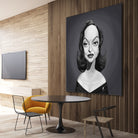 Bette Davis by Rob Snow on GIANT ART - gray digital painting