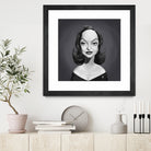 Bette Davis by Rob Snow on GIANT ART - gray digital painting