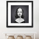 Bette Davis by Rob Snow on GIANT ART - gray digital painting