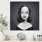 Bette Davis by Rob Snow on GIANT ART - gray digital painting