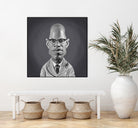 Malcolm X by Rob Snow on GIANT ART - gray digital painting