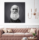 Charles Darwin by Rob Snow on GIANT ART - gray digital painting