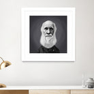 Charles Darwin by Rob Snow on GIANT ART - gray digital painting